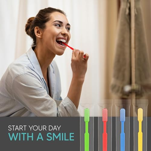 1000 Pack Disposable Toothbrushes with Toothpaste (1000 Count)
