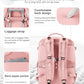 Large Travel Backpack Carry On for Women Man Gym Backpacks with Laptop Compartment Mochila de Viaje Teacher Personal Item Backpack Rucksack Airplane Accessories Must Haves Pink