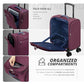 Underseat Carry On Luggage with Wheels