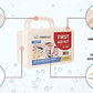 KC 25PP 25 Person Compact First Aid Kit with 157 Pieces Emergency Medical Supplies