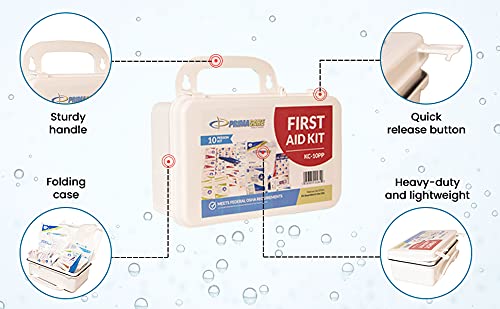 KC 25PP 25 Person Compact First Aid Kit with 157 Pieces Emergency Medical Supplies