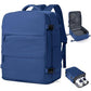 Travel Backpack for Women Man Carry On Backpack Mochila de Viaje Waterproof Teacher Personal Item Backpacks Travel Bag Essentials Rucksack Airplane Accessories Must Haves Royal Blue