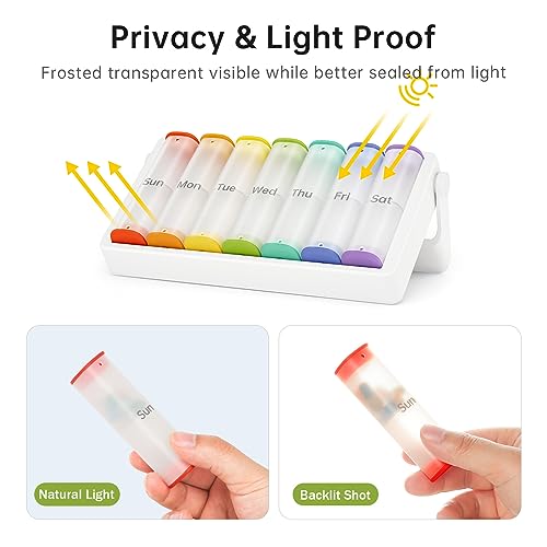 Weekly Pill Organizer 2 Times a Day (7 Count)