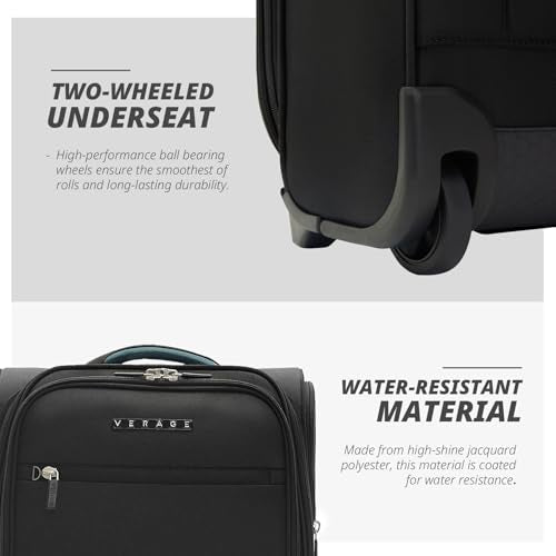 Underseat Carry On Luggage with Wheels