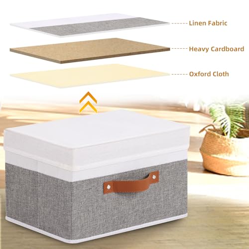 Storage Bins with Lids (5 Count)