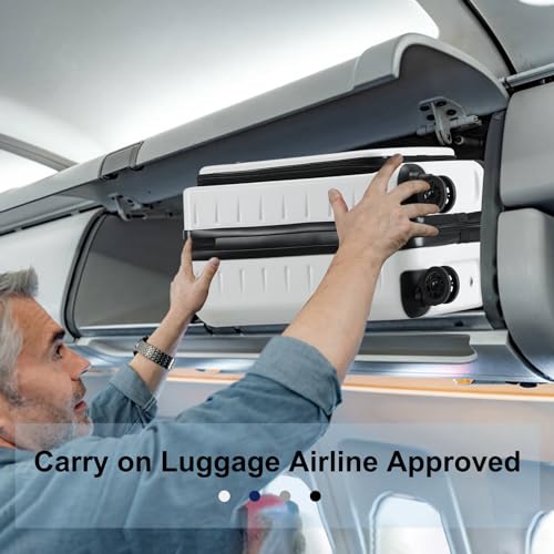 20 Inch Carry On Luggage 22×14×9 Airline Approved with Front Pocket