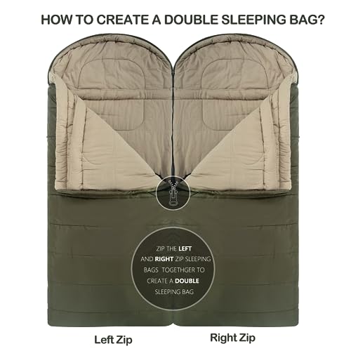 Sleeping Bags for Adults XXL Cold Weather
