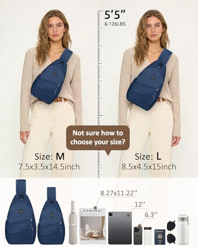 Crossbody Bags for Women Men Trendy Sling Bag Backpack Chest Bag
