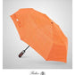 Folding Umbrella Real Wood Handle Pimlico Red Orange