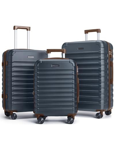 Luggage Sets 3 Pcs Suitcase with Wheels (3 Count)