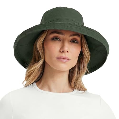UVCoolix Women's UPF 50+ Wide Brim Cooling Sun Hat
