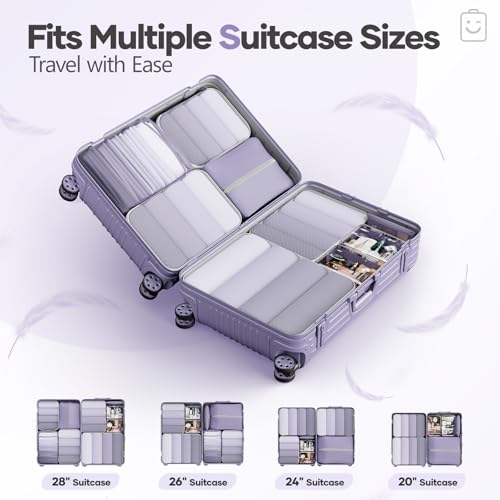 9 11 Set Compression Packing Cubes for Travel Essentials (9 Count)
