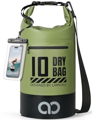 Dry Bag Waterproof Backpack with Phone Pouch 5L