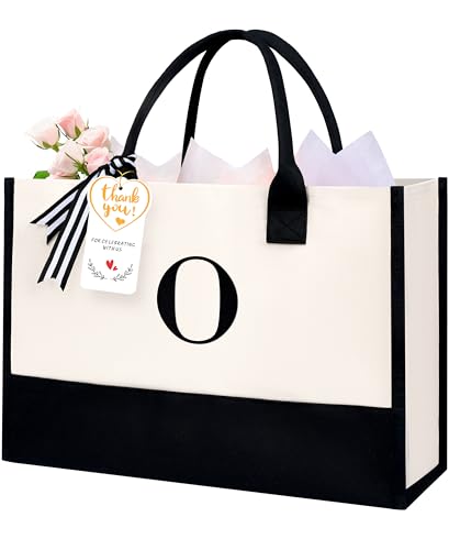 Initial Tote Bag