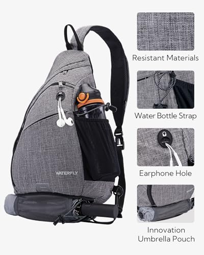 Large Sling Bag Crossbody Backpack Chest Pack for Men Women
