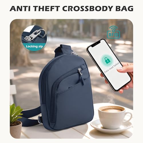 Anti Theft Crossbody Bag for Women Men
