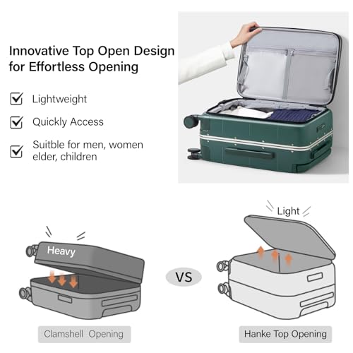 Top Opening 24 Inch Checked Luggage