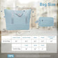 Luggage Set 6 Piece Carry on Hardcase Suitcase with Travel Bags (6 Count)