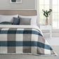 Sherpa Fleece Throw Blanket 60" x 80" Reversible Plush Fluffy Large Big Blanket Lattice Flannel Blankets for Sofa Couch Bed