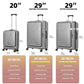 29 Inch Luggage with Expansion & Side Opening Design