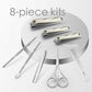 8 Piece Manicure Pedicure Set (8 Count)
