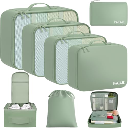 8 Set Packing Cubes Luggage Packing Organizers for Travel Accessories