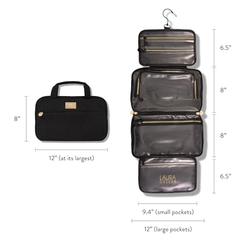 Quilted Folding Travel Makeup Bag