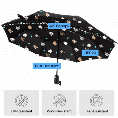 Compact Travel Size Umbrella for Rain