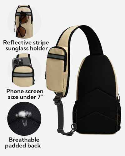 Crossbody Sling Backpack Sling Bag Travel Hiking Chest Bag Daypack