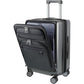 Hardside Expandable Carry On Luggage 22x14x9 Airline Approved With Front Business Pockets