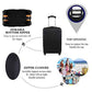 Travel Luggage Cover Fits 18