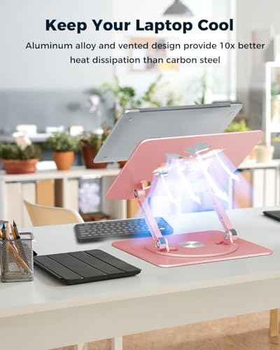 360° Rotating Laptop Stand for Desk