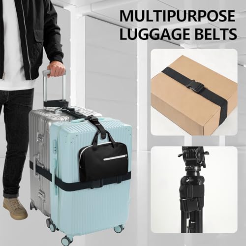 3 Packs Luggage Straps for Suitcases
