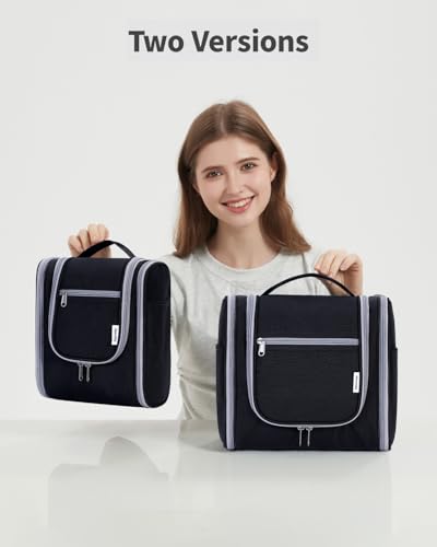 Small Hanging Travel Toiletry Bag Cosmetic Make Up Organizer for Women and Men