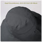 Womens Sun Hats Wide Brim Reversible Bucket Cotton Hat Packable Summer Travel Cap with Hat Clip