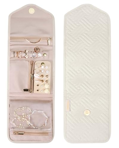Travel Jewelry Organizer Case Foldable Jewelry Roll