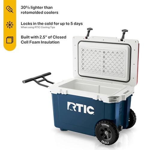 52 QT Ultra Light Wheeled Hard Cooler