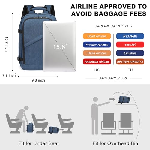 Travel Backpack Airline Approved Under Seat Personal Item Bag