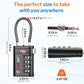 Open Alert Indicator TSA Approved Luggage Locks 4 Digit Combination TSA Travel Locks with TSA008