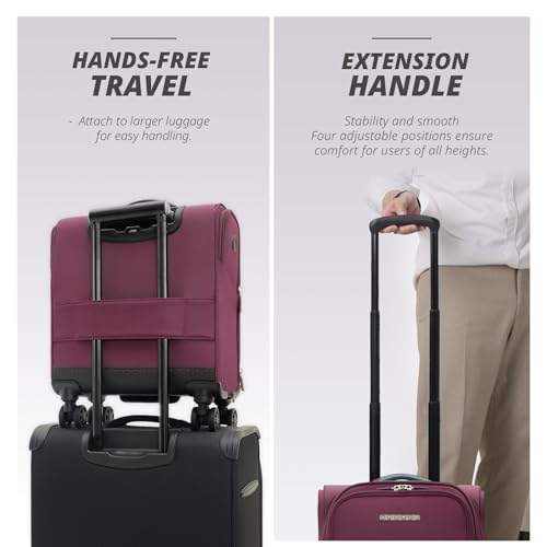 Underseat Carry On Luggage with Wheels