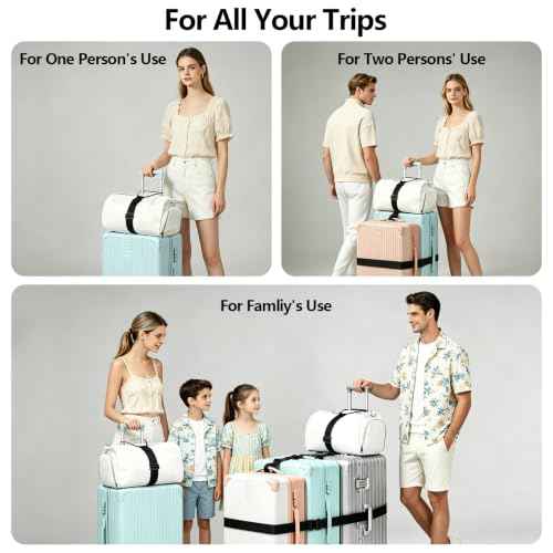 5 Packs Luggage Straps for Suitcases