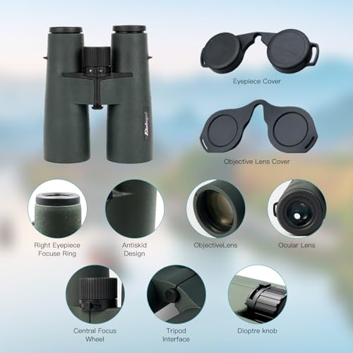 10x50ED Compact Binoculars for Adults