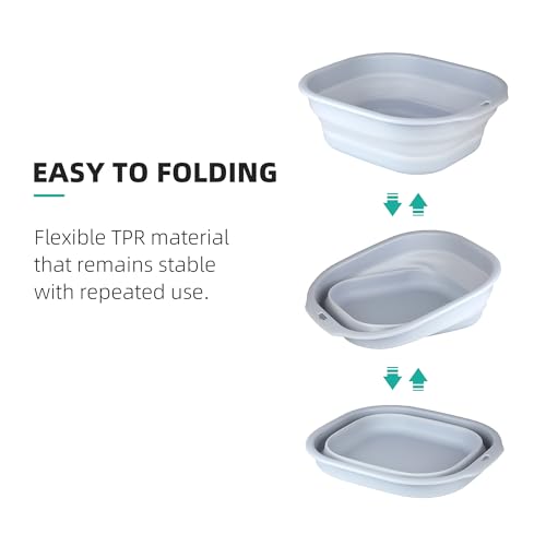 2 Pack Collapsible Wash Basin Set (2 Count)