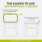 Magnetic Leak Proof 36 Can Soft Cooler with Waterproof Zipper