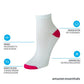 Women's Performance Cotton Cushioned Athletic Ankle Socks