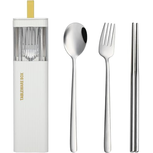 Travel Utensils with Case (4 Count)