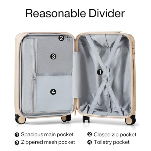 Expandable Hard Shell Luggage Sets (2 Count)
