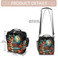 Book Earth Kids Lunch Box for Girls Boys Reusable Insulated Lunch Bag for Kids Toddler Thermal Cooler Spacious Lunchbox with Shoulder Strap Lunchbag for School Work Picnic (print 20)