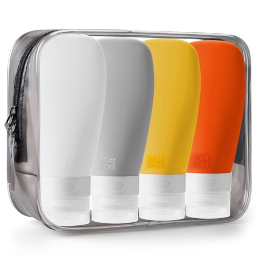 Travel Bottles for Toiletries (4 Count)