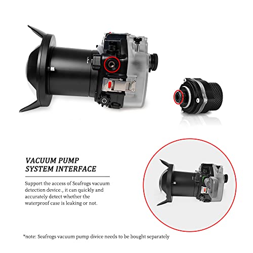 40M 130ft Underwater Camera Housing Waterproof Case for Nikon Z7